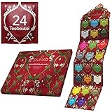 Pukka Bio-Tee Wohlfühl- und Adventskalender "Rot" (mit 24 Bio-Tees nach Ayurveda Tradition für jeden Tag) für Teeliebhaber