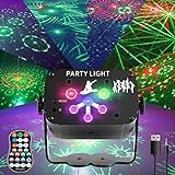 Partylicht Discolicht, Walliebe Discokugel LED Party Lichter mit Musikgesteuert Timerfunktion Fernbedienung und 360° Halterung, Strobe Licht Partybeleuchtung für Geburtstag Karaoke Familientreffen