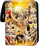 Fußball Star Sammelkartenalbum, 400 Karten Kapazität, 50 Seiten mit 4 Taschen pro Seite