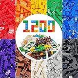 WYSWYG 1200 Teile Classic Bausteine , 1.5 Kilogramm Basic Building Bricks Set, Geeignet für Jungen und Mädchen ab 6 Jahren, Kompatibel Mit Allen Gängigen Marken Steine Box