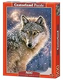 Castorland B-52431 Puzzle Lone Wolf, 500 Teile, bunt, 35 x 25 x 5 cm