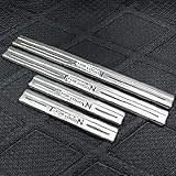 Auto, das Edelstahl-Einstiegsleisten-Verschleißplatte-Autozubehör für VW TIGUAN 2009 2010 2011 2012 2013 2014 2015 anredet