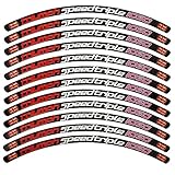 Triumph Speed Triple 1050 Felge Grafiken Aufkleber Aufkleber rot weiß blau auf schwarz X 12 Style 1