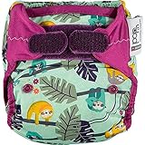 Close Pop-in Wiederverwendbare Stoffwindel, Einheitsgröße, von Geburt bis Töpfchen, Bambus, Aplix-Verschluss, Faultier bedruckt