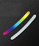 WANJUNSHANGMAOYOUXIAN Felgen Aufkleber für Citroen C5 X 2021-2024, Anti-Scratch Selbstklebend Reflektor Aufklebe Felgenrandaufkleber Auto