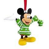 Hallmark Micky Maus und übergroßer Pullover Ornament, Disney Baumschmuck, Disney Hängende Ornament, Weihnachten Hängende Ornament, Geschenke für Weihnachten