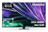 Samsung Neo QLED 4K QN85D UHD Fernseher 55 Zoll (138 cm), NQ 4K AI Gen2 Prozessor, HDR Mini LED TV, AI Upscaling, Smart TV, Dolby Atmos Sound, Gaming Hub, Motion Xcelerator 120Hz, Knox Security