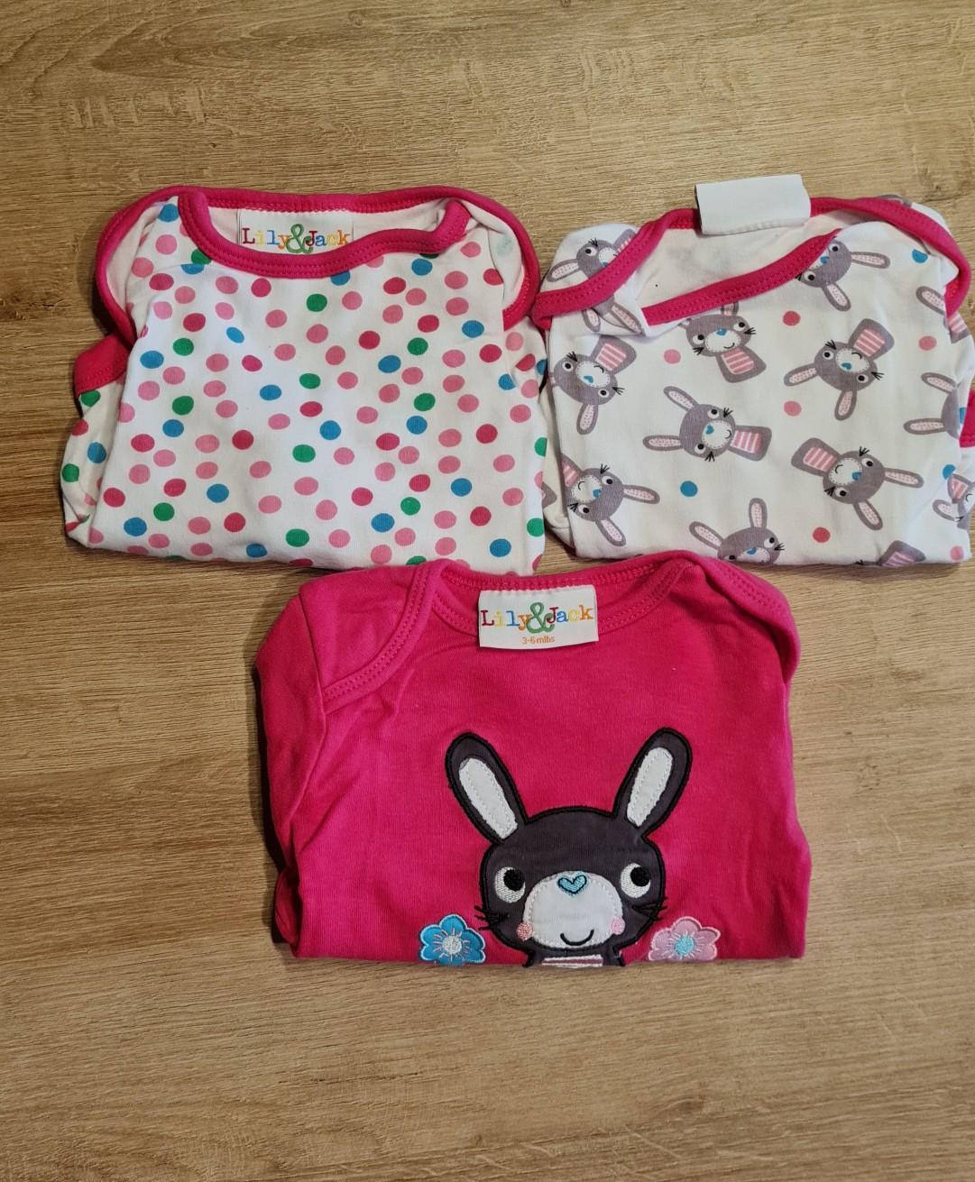 3x Langarm Bodys Gr 62-68 #1