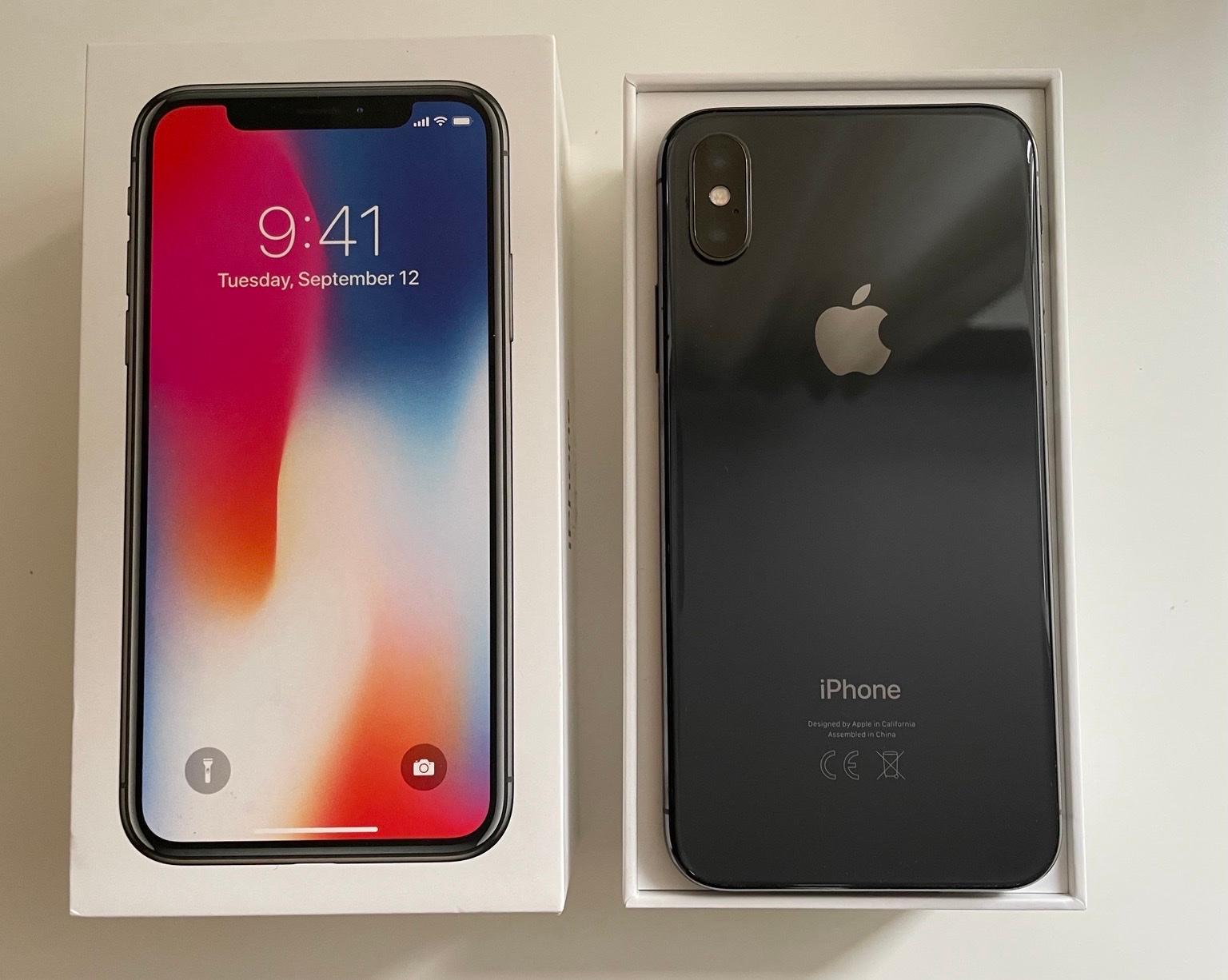 iPhone X Space Grey 256 GB #1