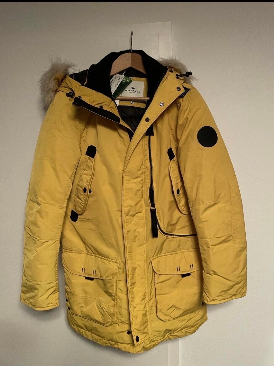 Tom Tailor Herren Parka in gelb. #1