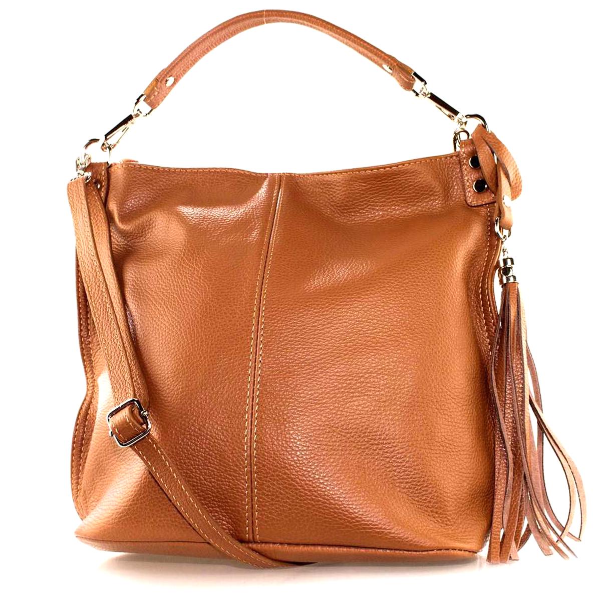 Handtasche Leder Cognac gebraucht kaufen! Nur 2 St. bis -70% günstiger